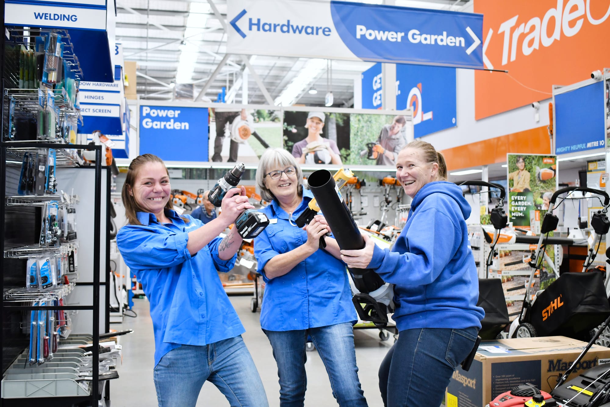 Power to the ladies at Mitre 10