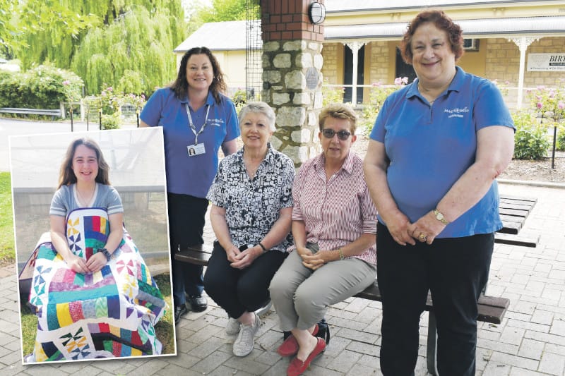 A comforting quilt during a tough time