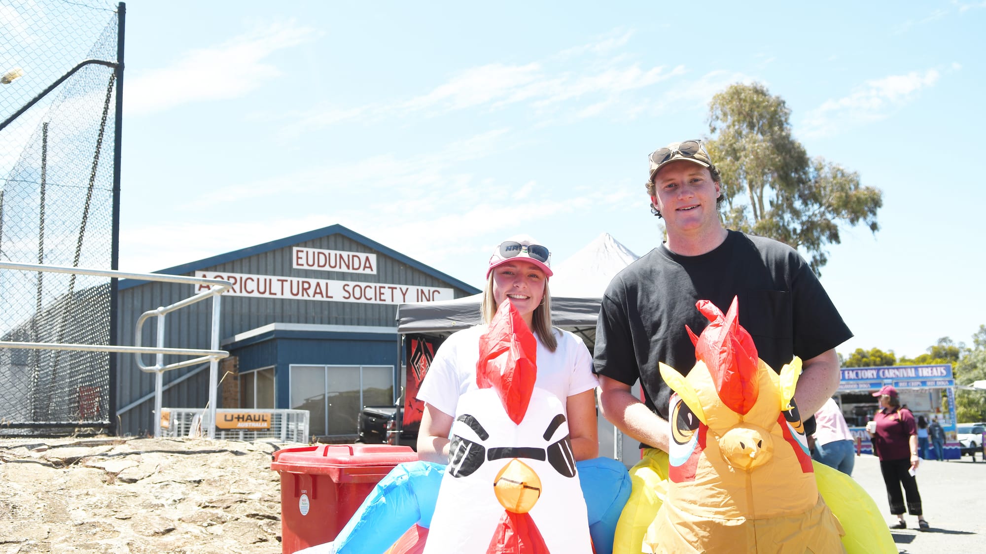 Ruby Schutz, Eudunda, and Liam Dunn, Mitre, meet the ‘Birds of a Feather’ theme.