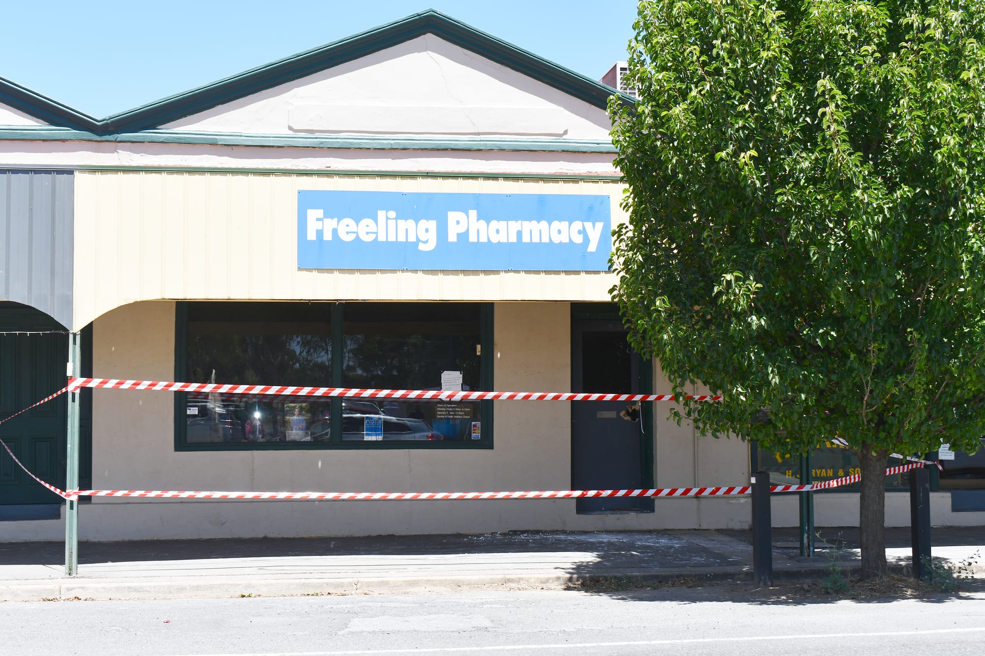 Fire devastates Freeling Pharmacy