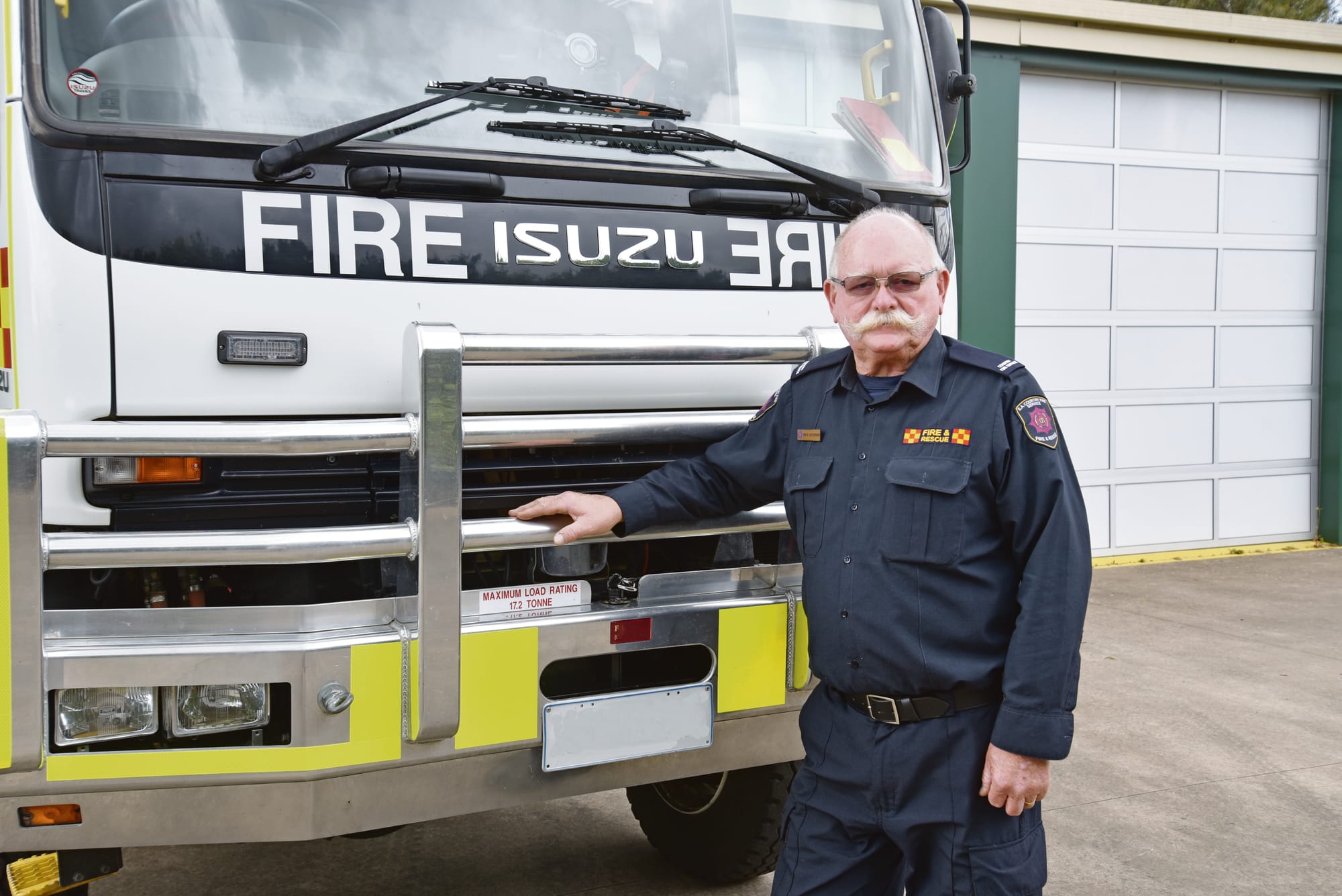 Rick proud of tenure as Tanunda CFS Captain