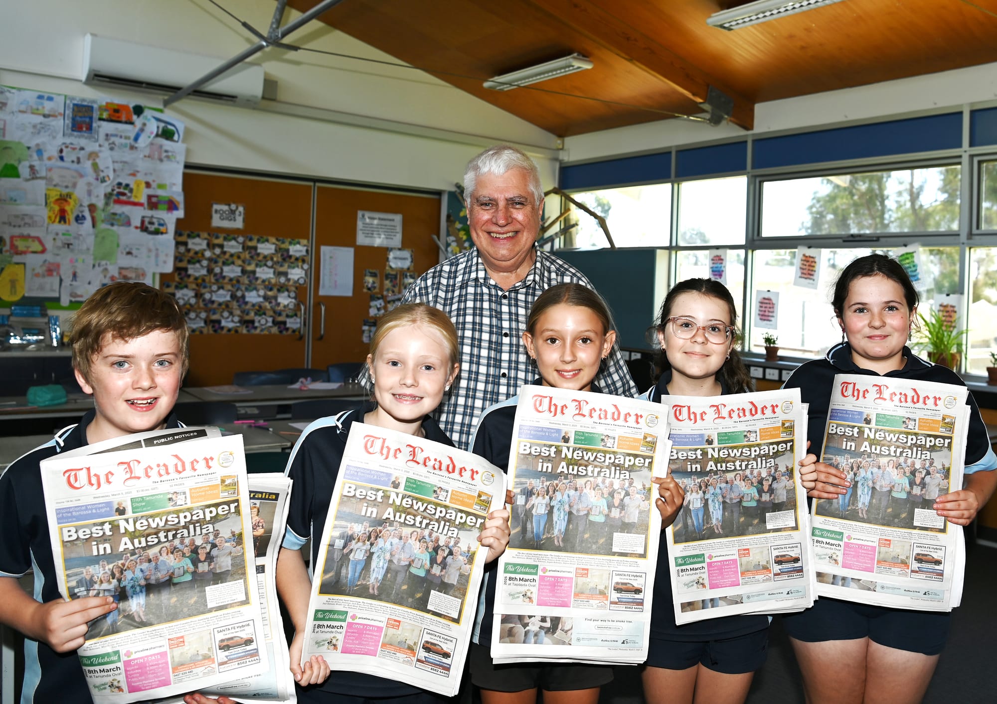 Tanunda Primary students learn about journalism
