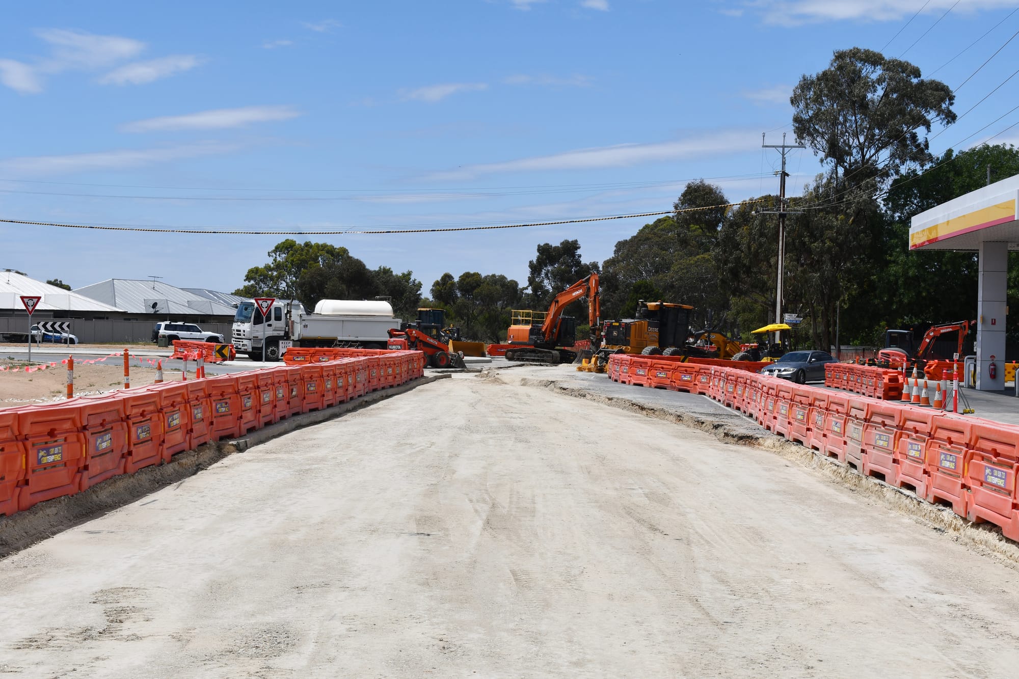 GSM roundabout on track