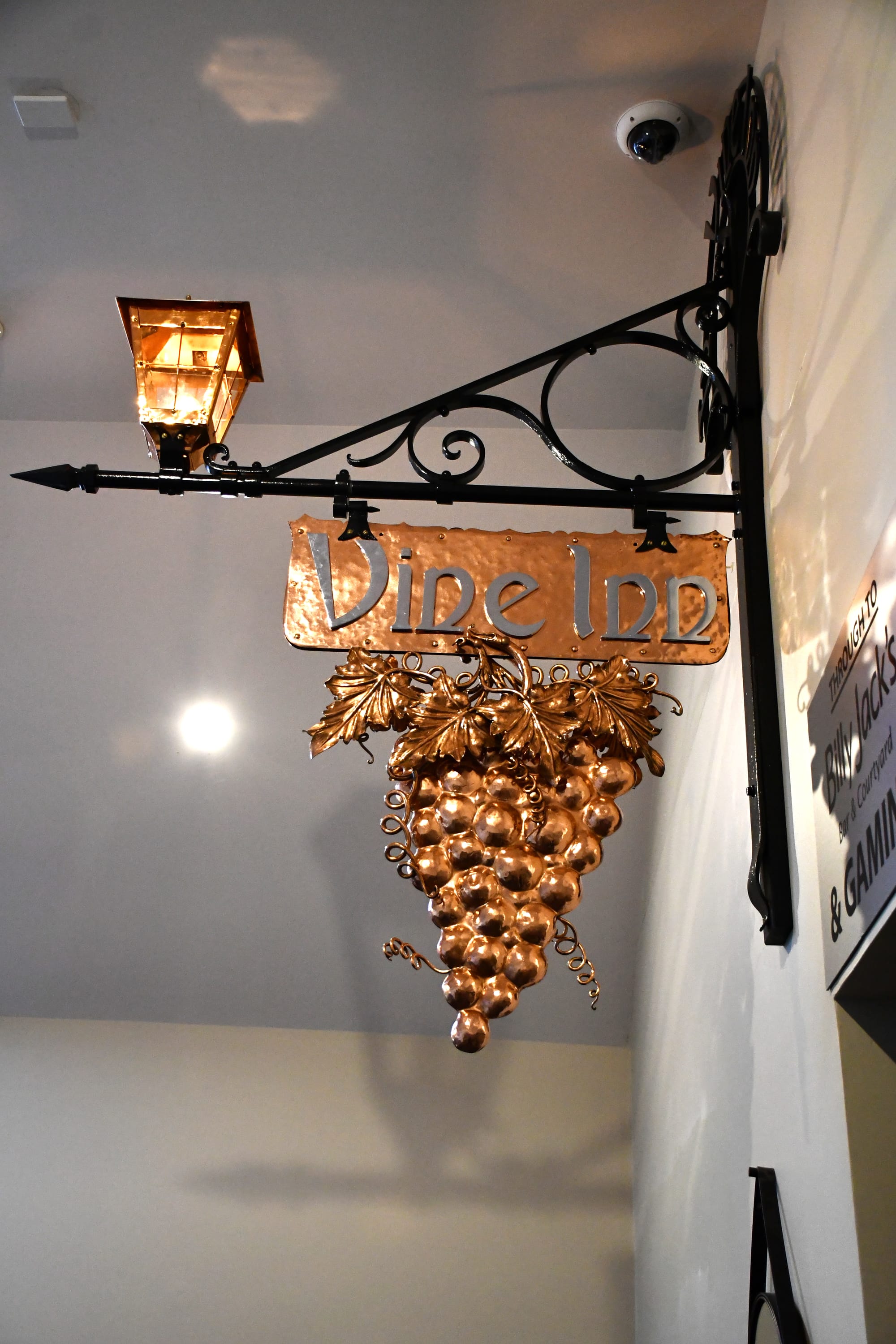 Turning the light on for Vine Inn sign creator