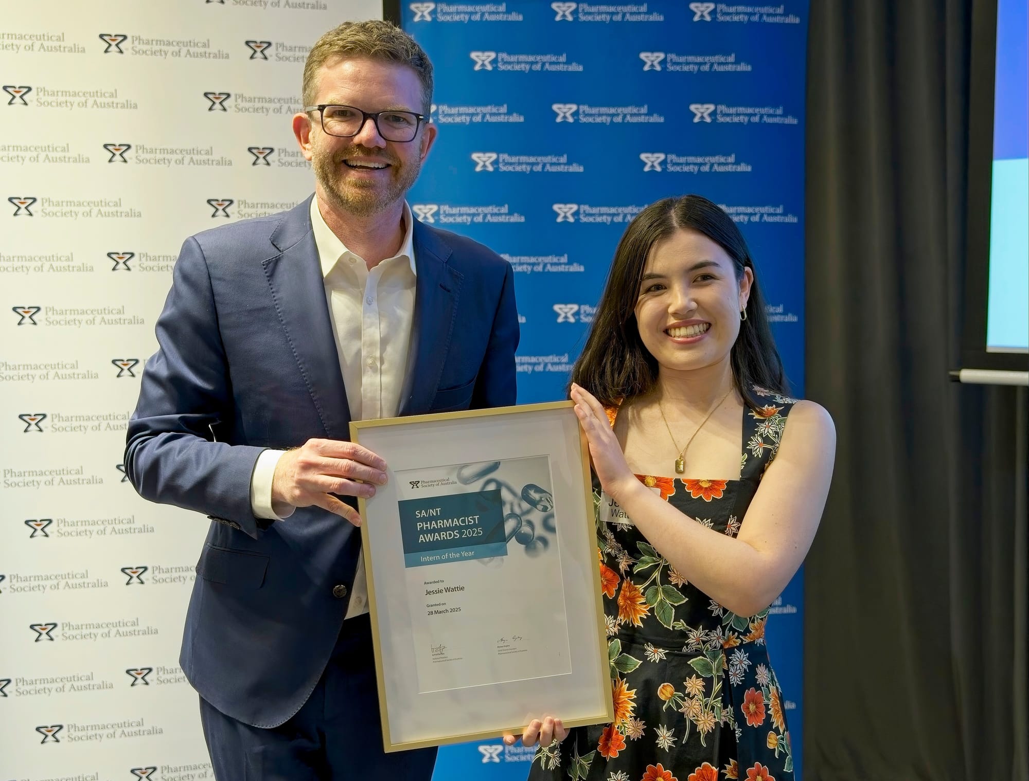 Barossa pharmacist intern wins award