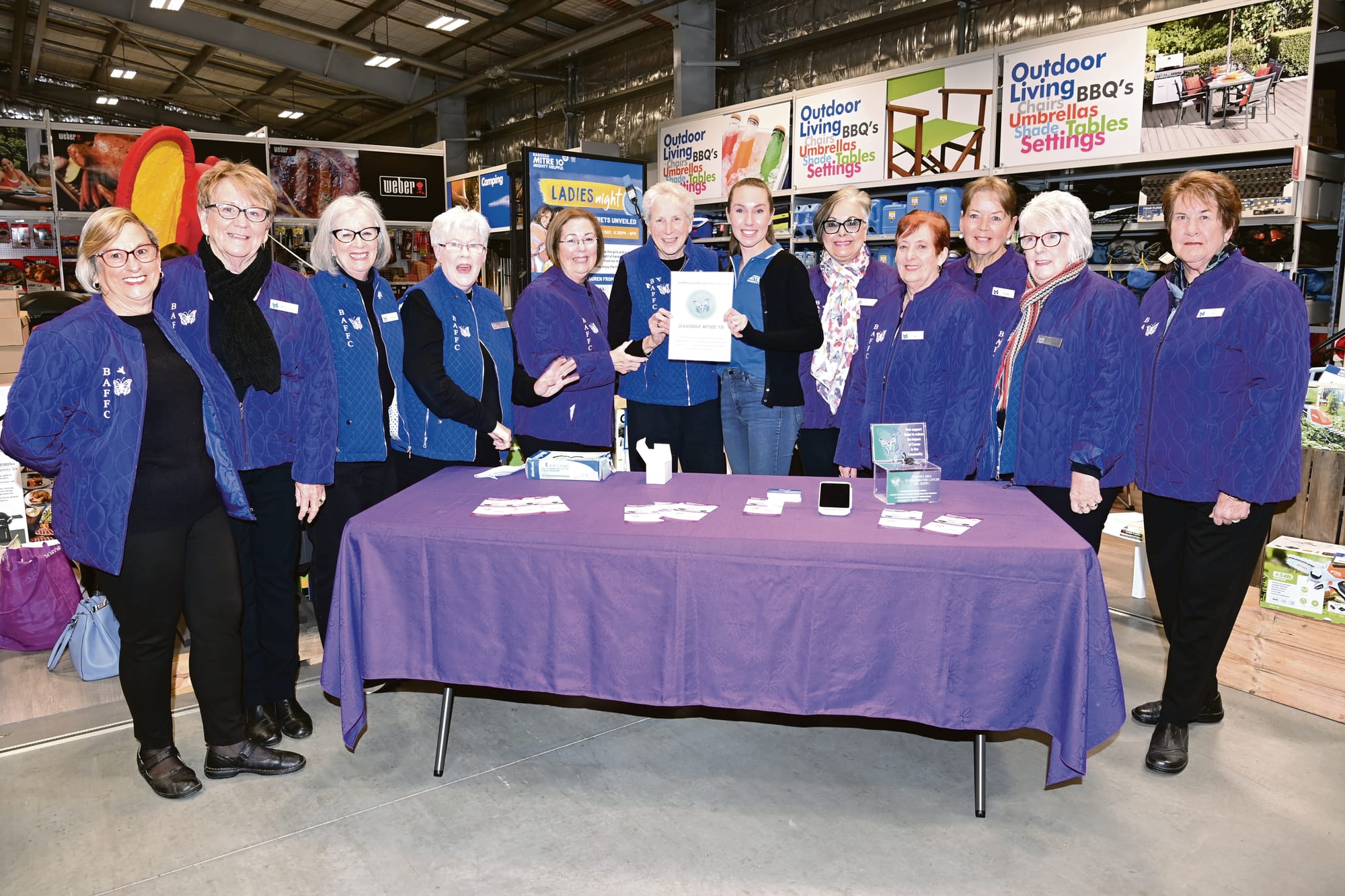 Barossa Mitre 10 night connects with ladies