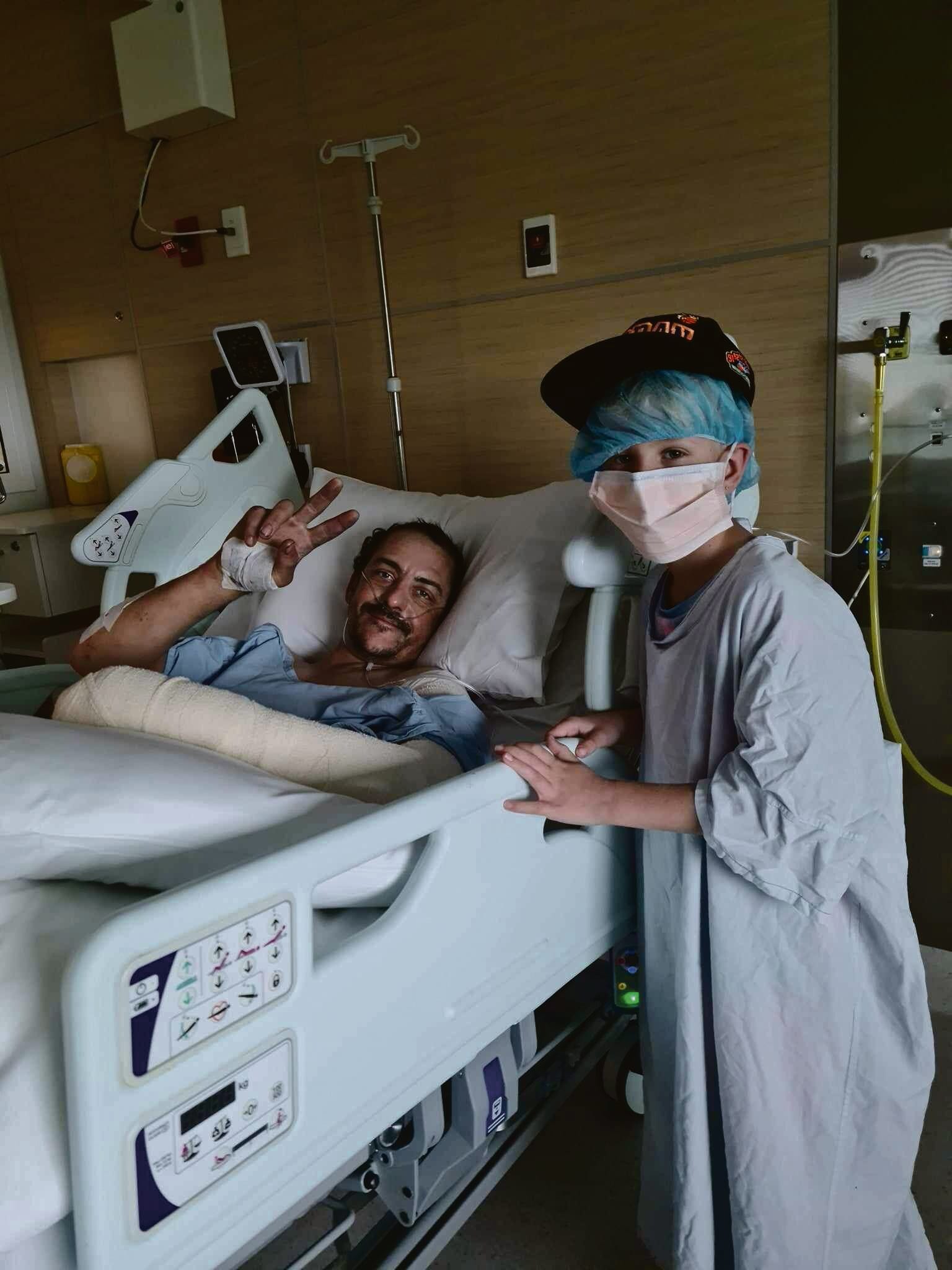 Fire victim survives terrifying ordeal,&ldquo;Get out!&rdquo;