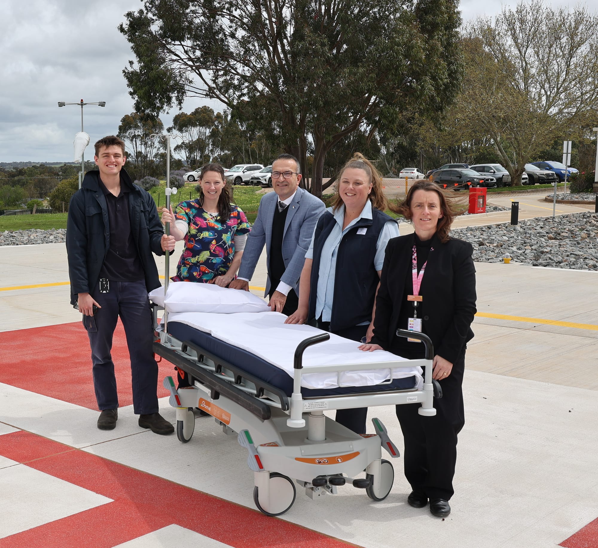 Upgraded helipad opening at Kapunda Hospital