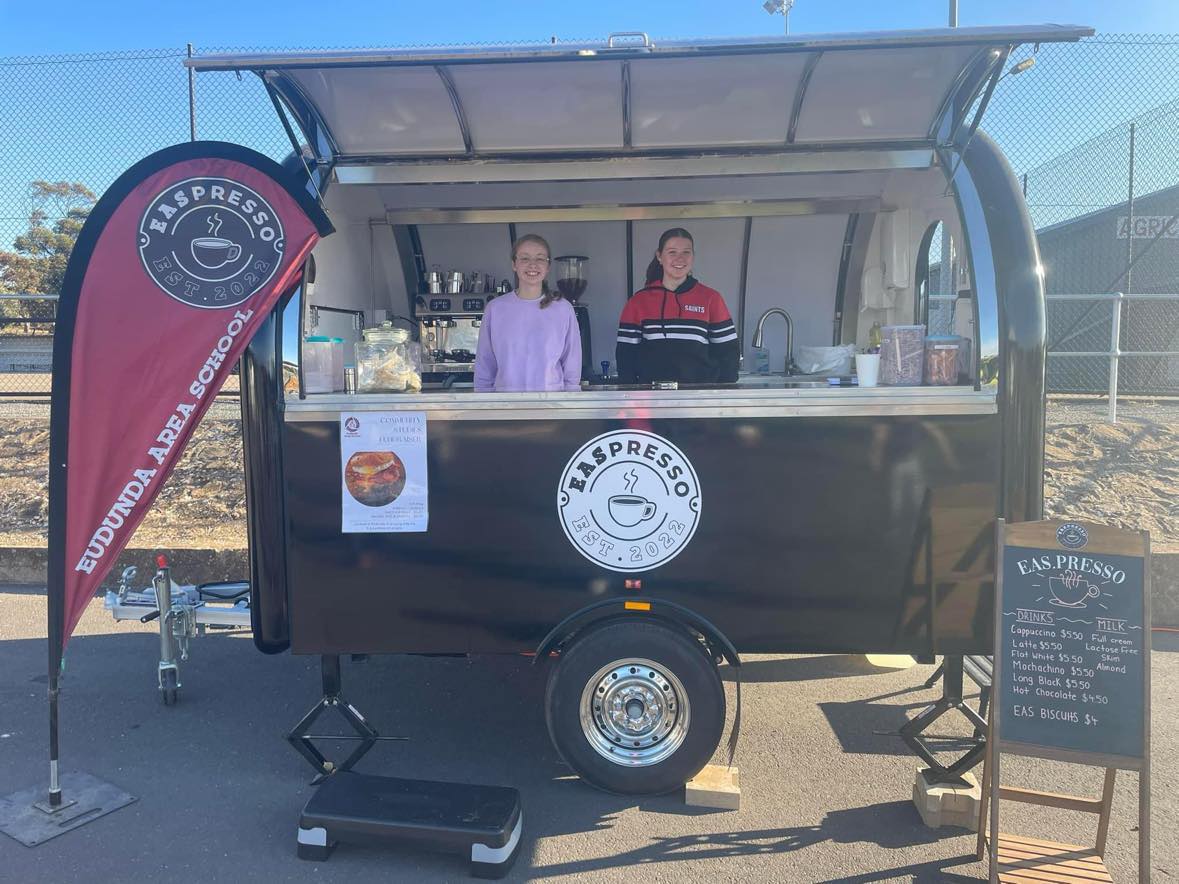 Eudunda Area School's coffee van goes mobile!
