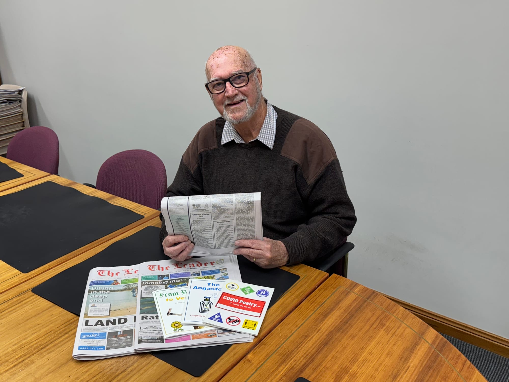 Chris clocks 250 poems