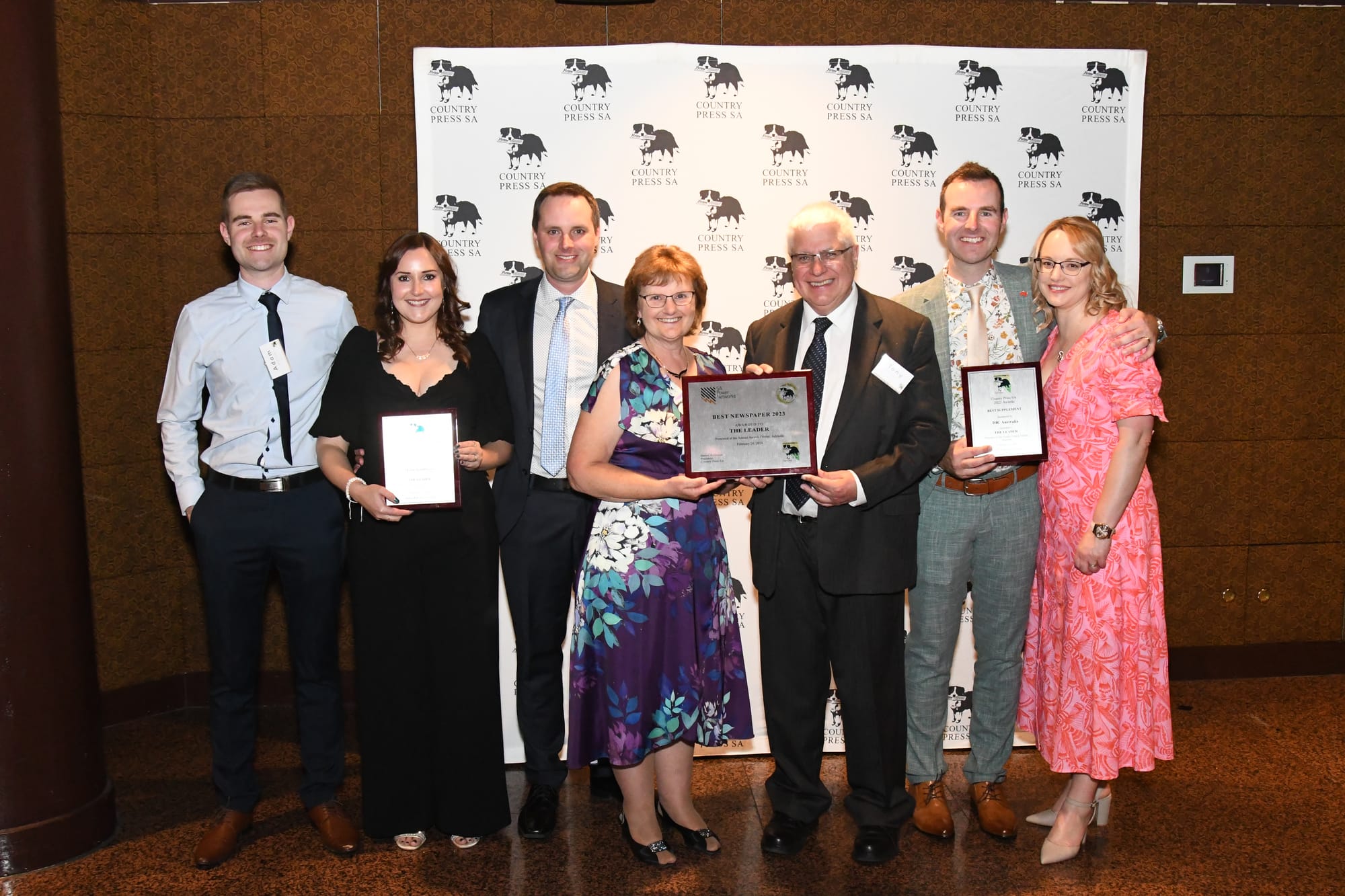 The Robinson family: Adam, Kelly and Peter, Angela and Tony, Darren and Tegan.