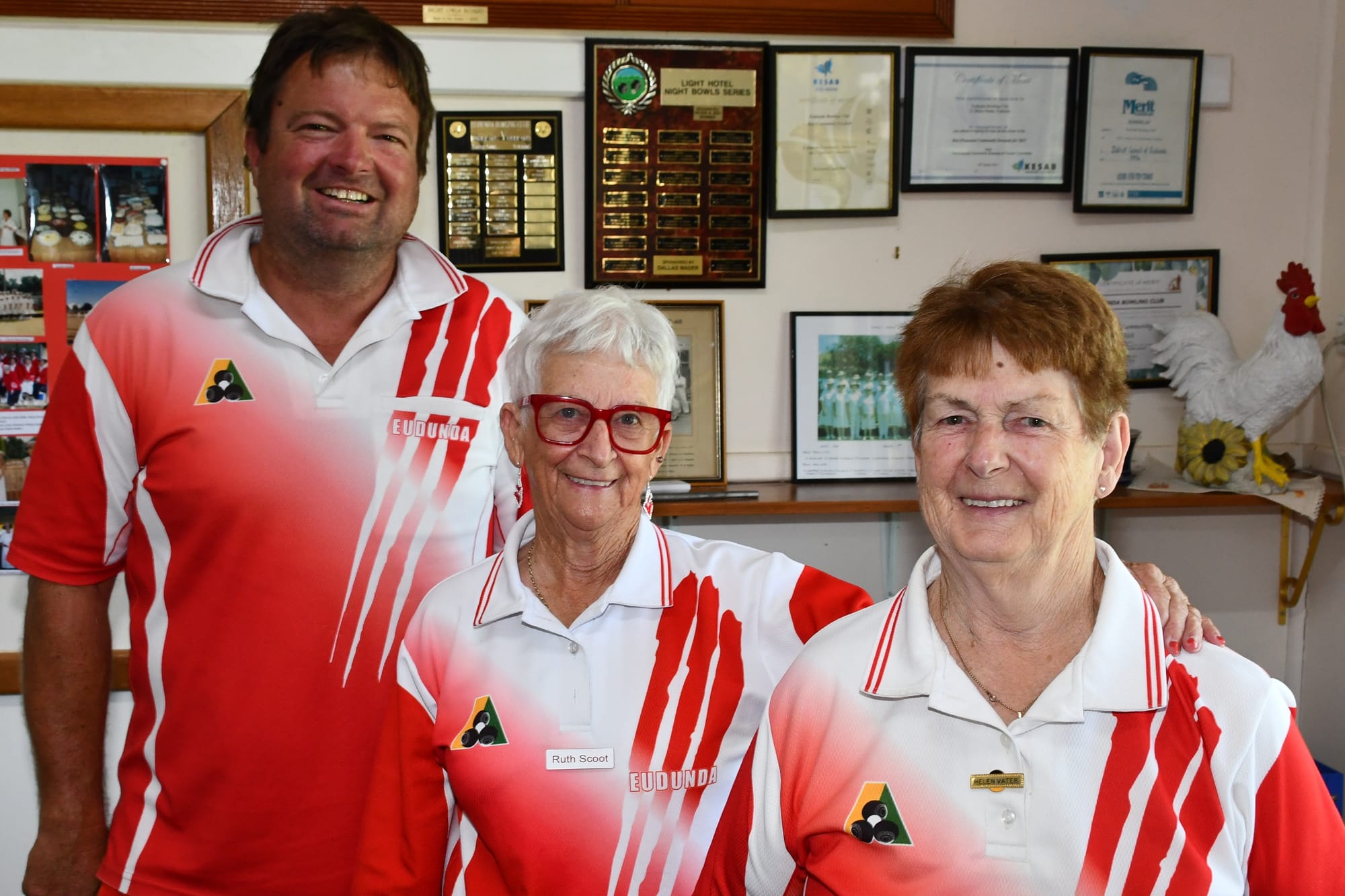Kym Schutz, Ruth Scoot and Helen Vater.