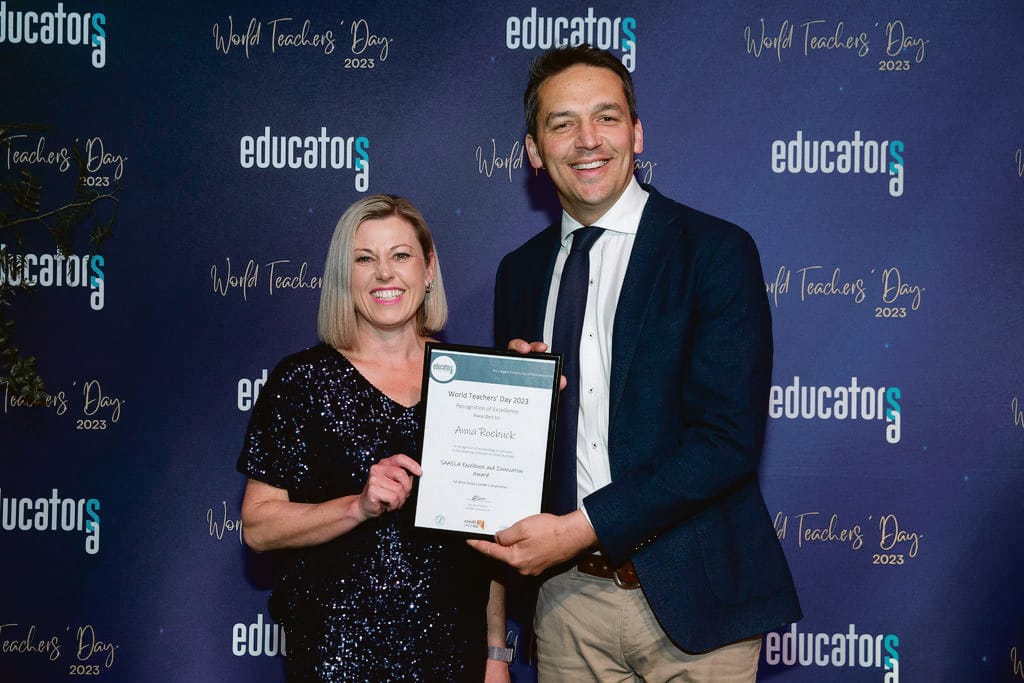 Eudunda principal honoured at World Teachers’ Day Awards