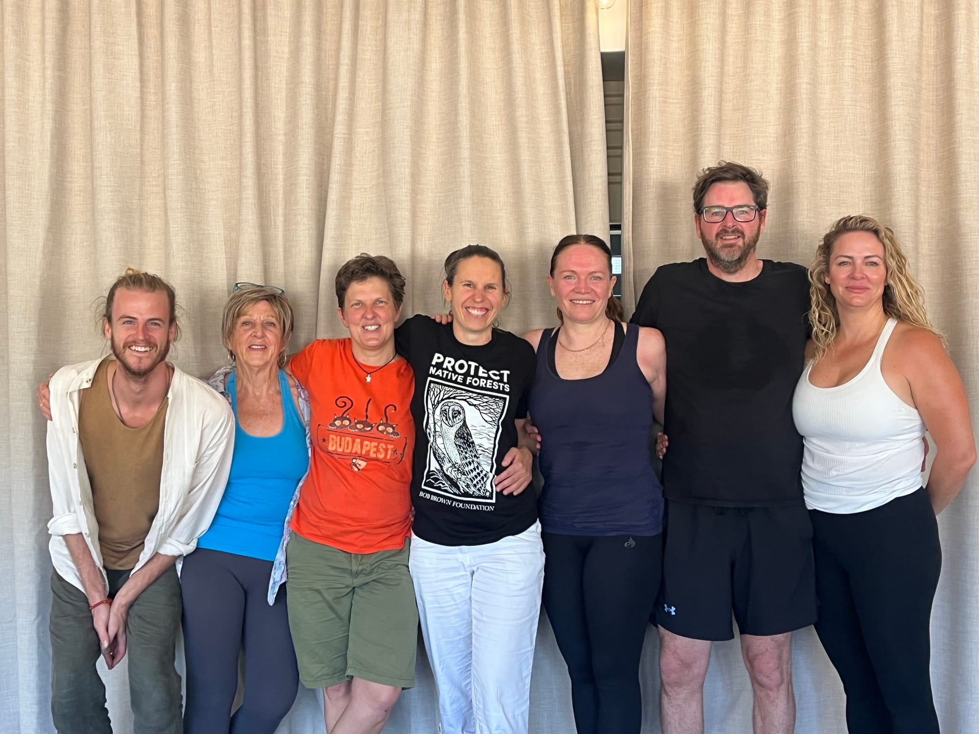 Yoga fitness challenge for forests