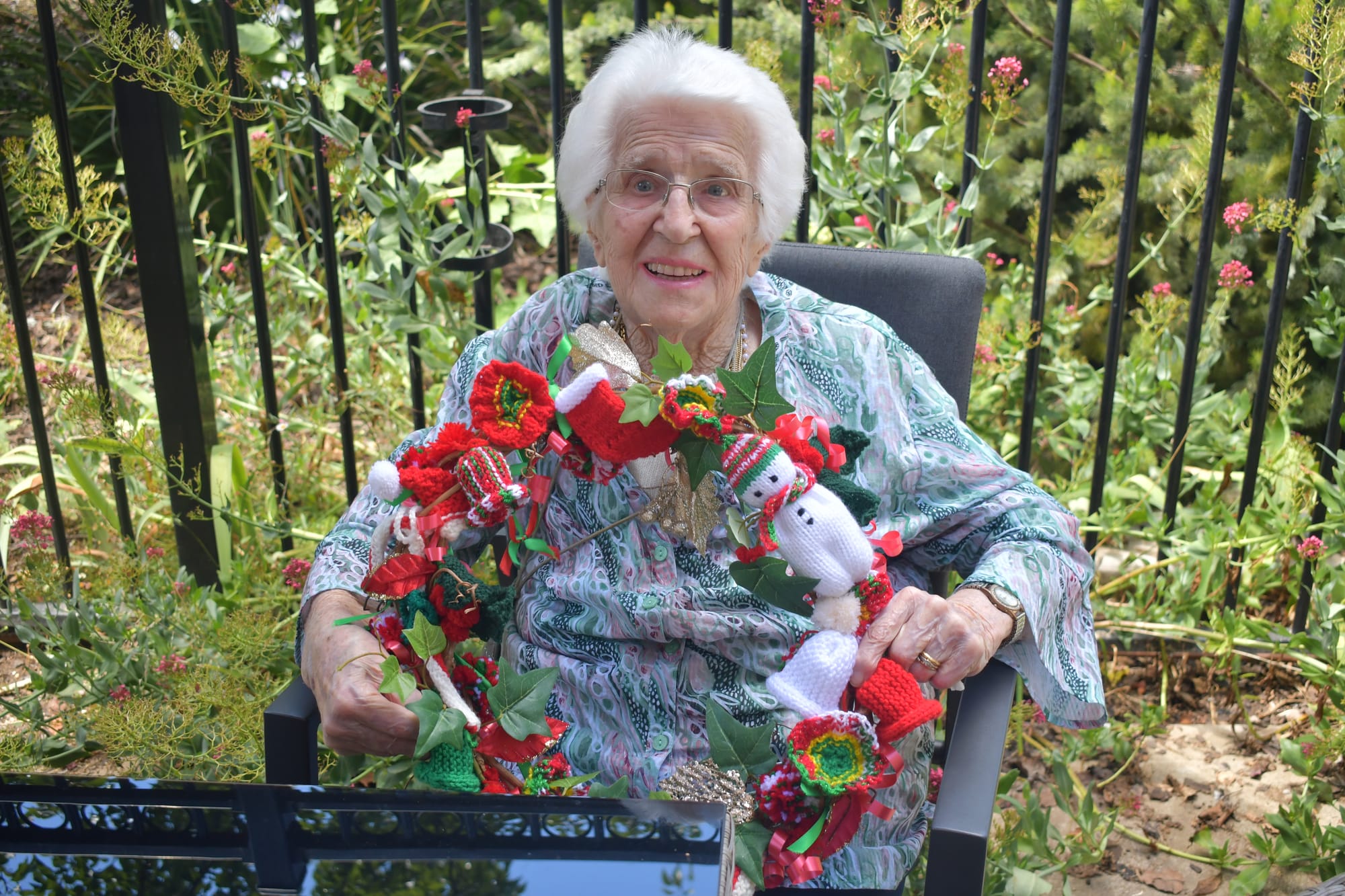 Centenarian takes 100 in her stride