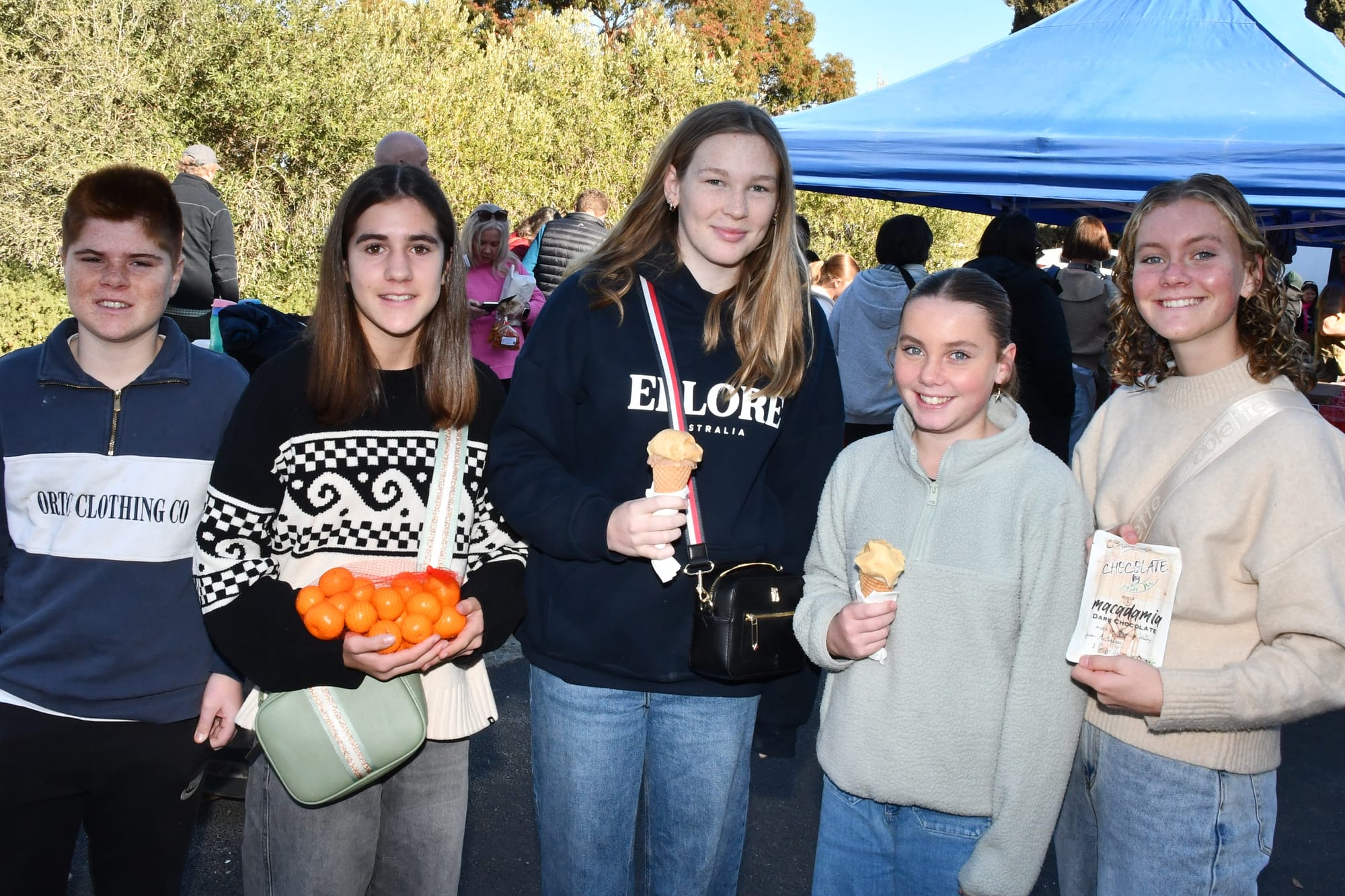 Harper Franks, Lily Cave, Skyla Modra, Beckett Franks, Annabel Modra, of Tumby Bay.