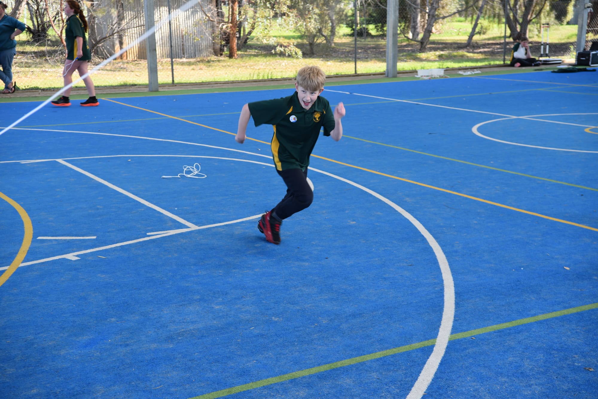 Jumping rope for charity at Light Pass Primary School