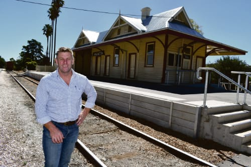Station building has potential says town group chairman