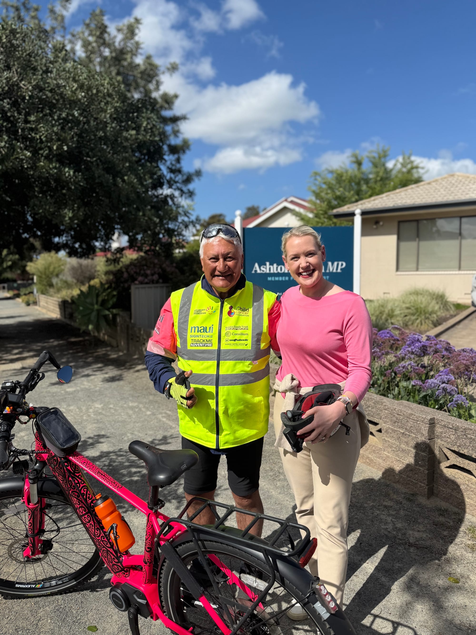 Crossing the country for children with cancer