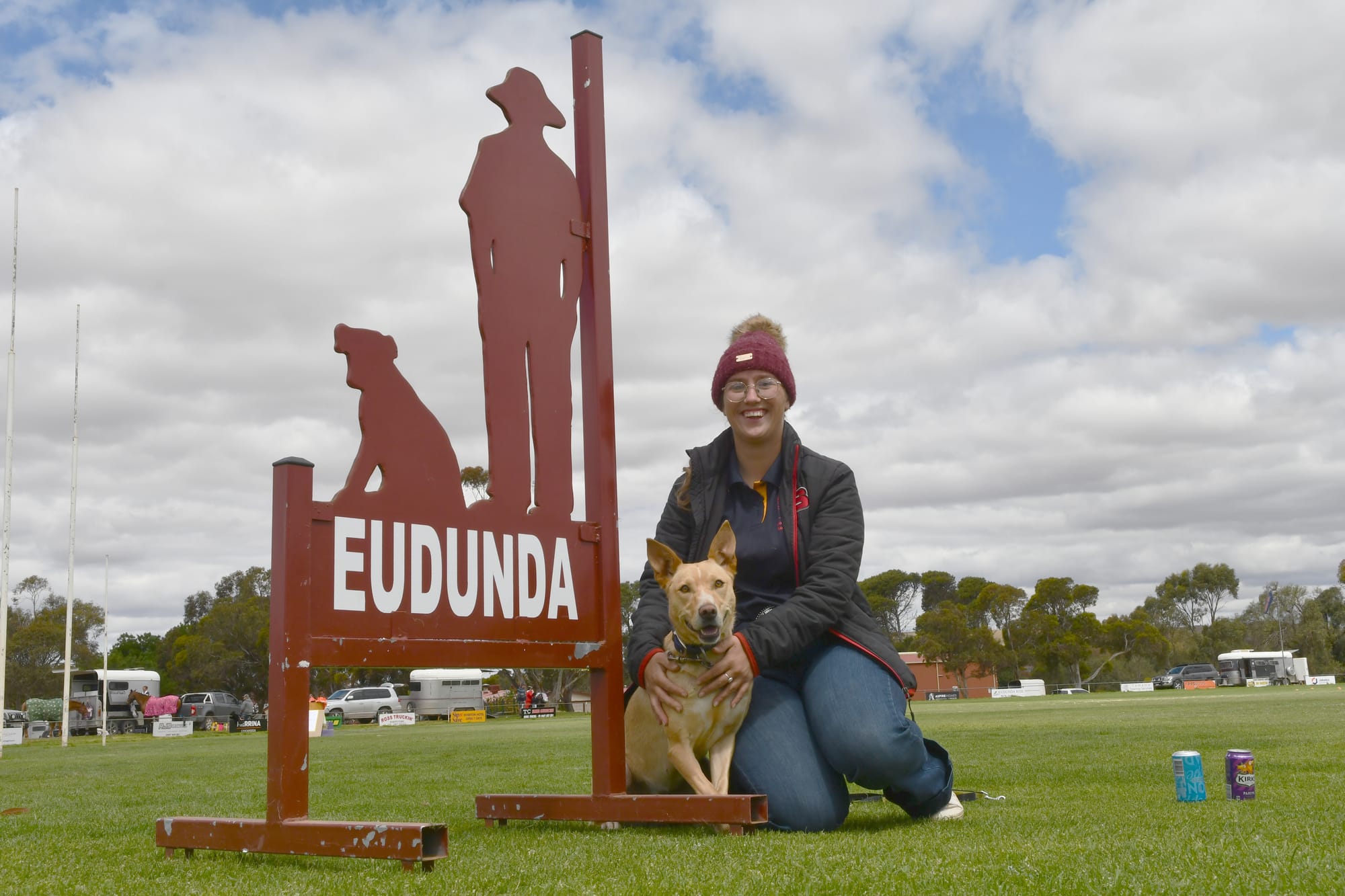 Pups please the crowds