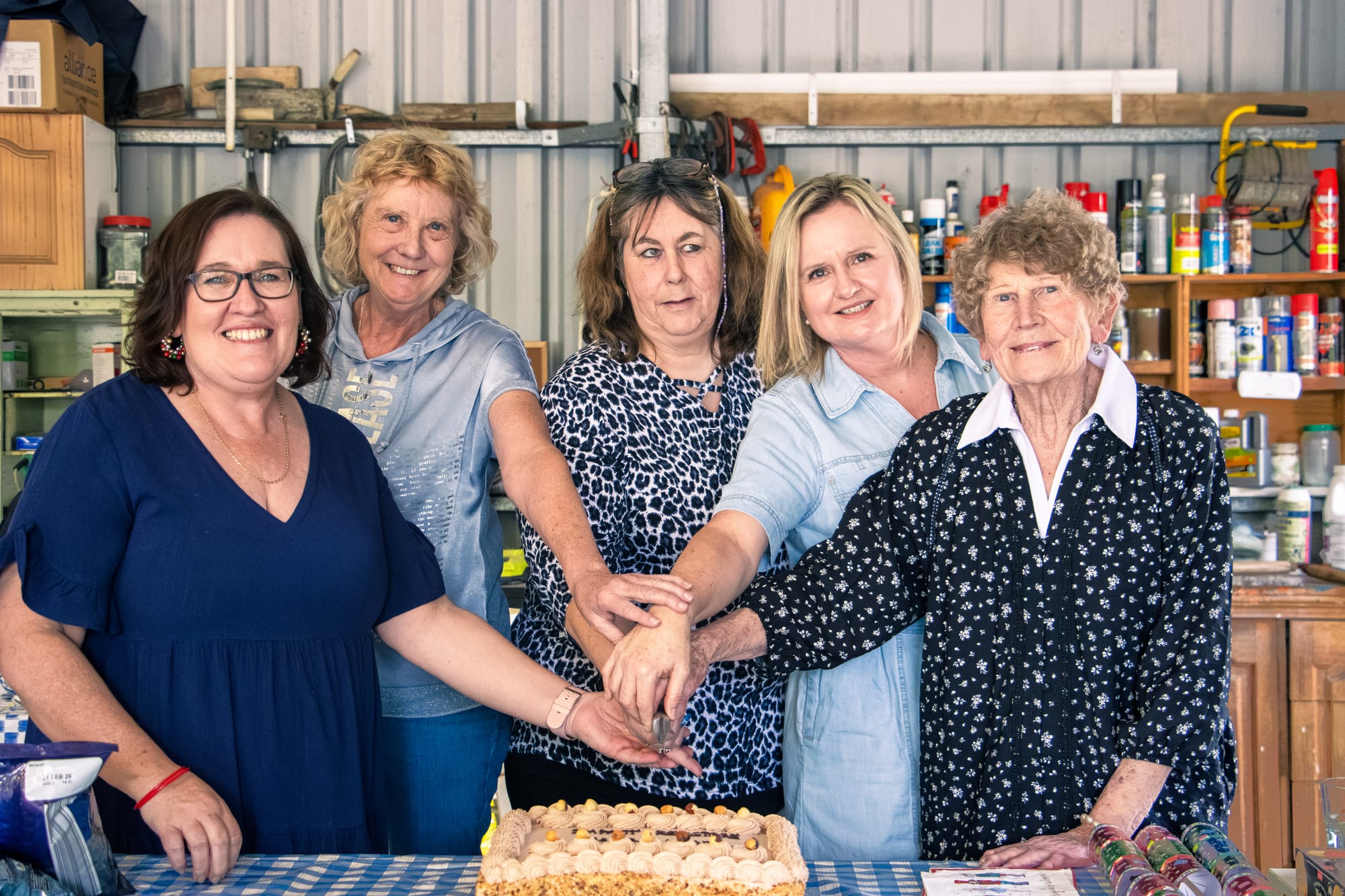 Re-Store volunteers gather for final Christmas lunch
