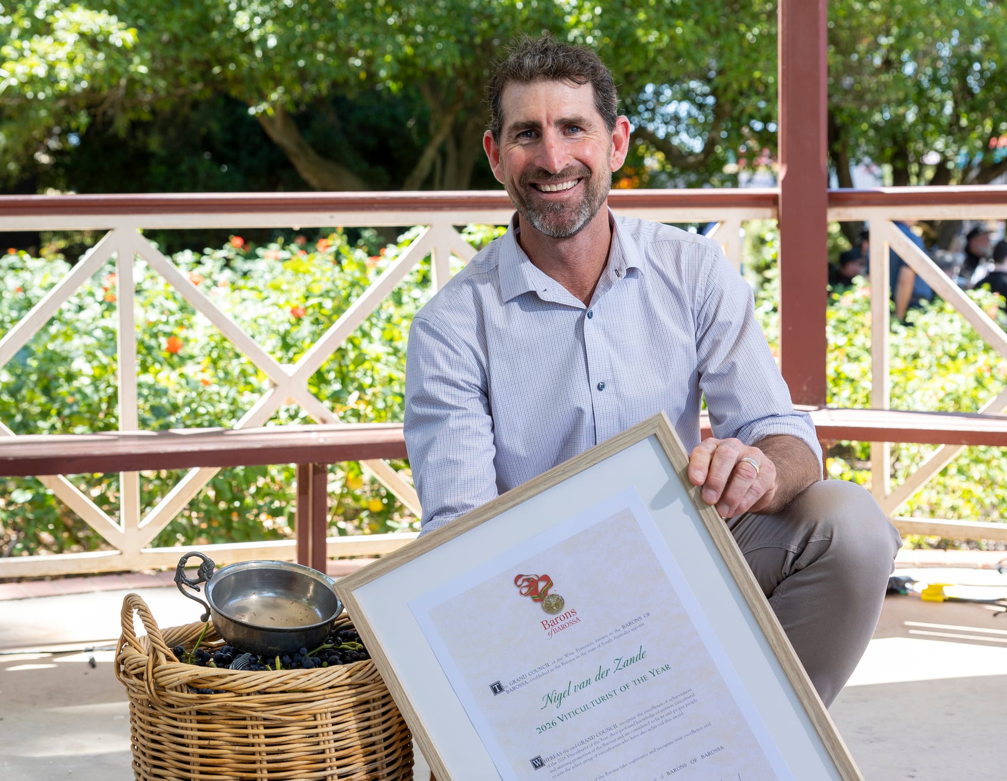 Nigel announced Viticulturist of the Year for 2026