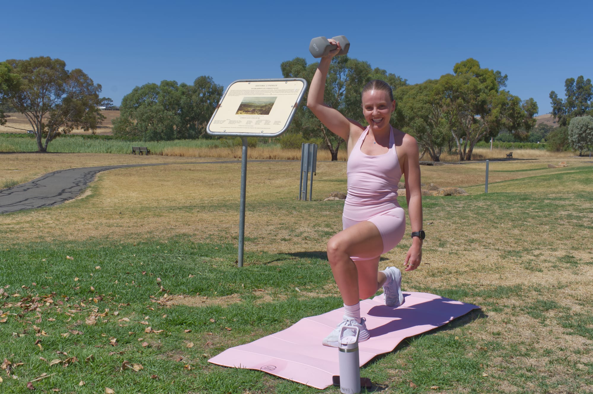 Local nurse promotes free fitness