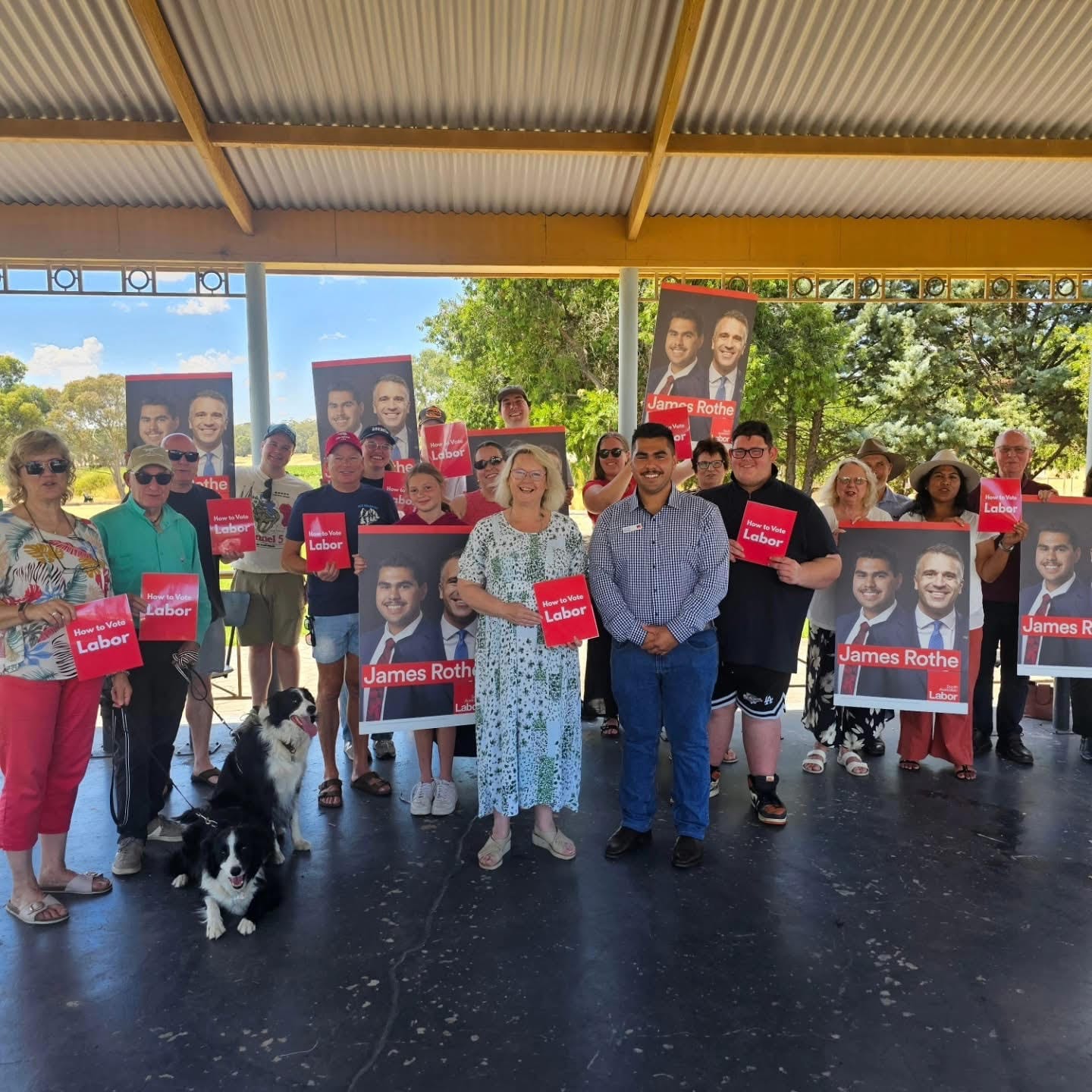 James Rothe kicks off his campaign in Schubert