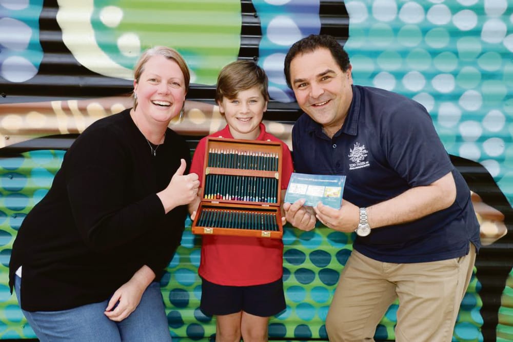 Freeling student artwork features on M.P. Christmas card post image