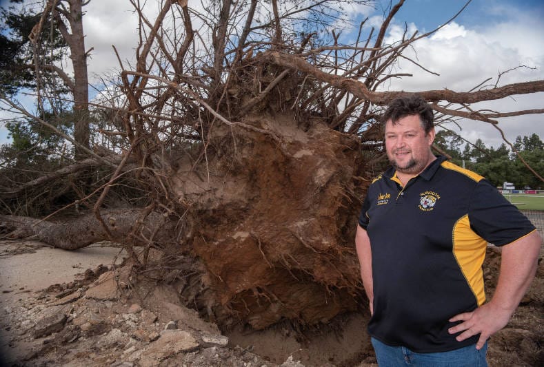Near miss at Nuriootpa oval post image