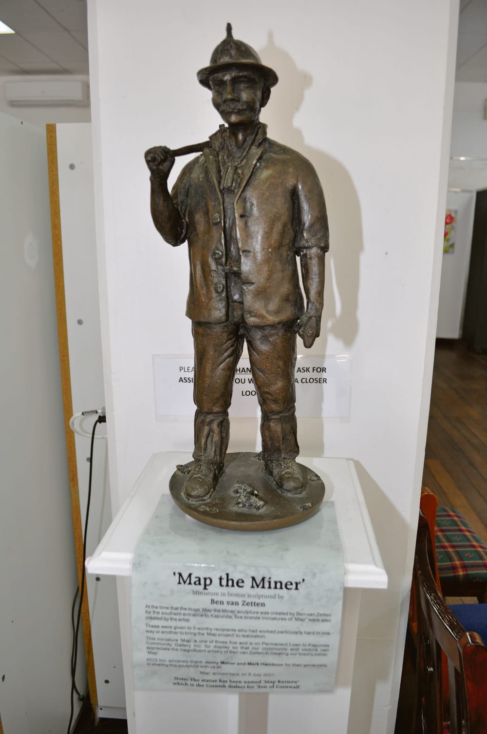 Map the Miner is dressed and ready for the Kapunda Christmas Street Party post image