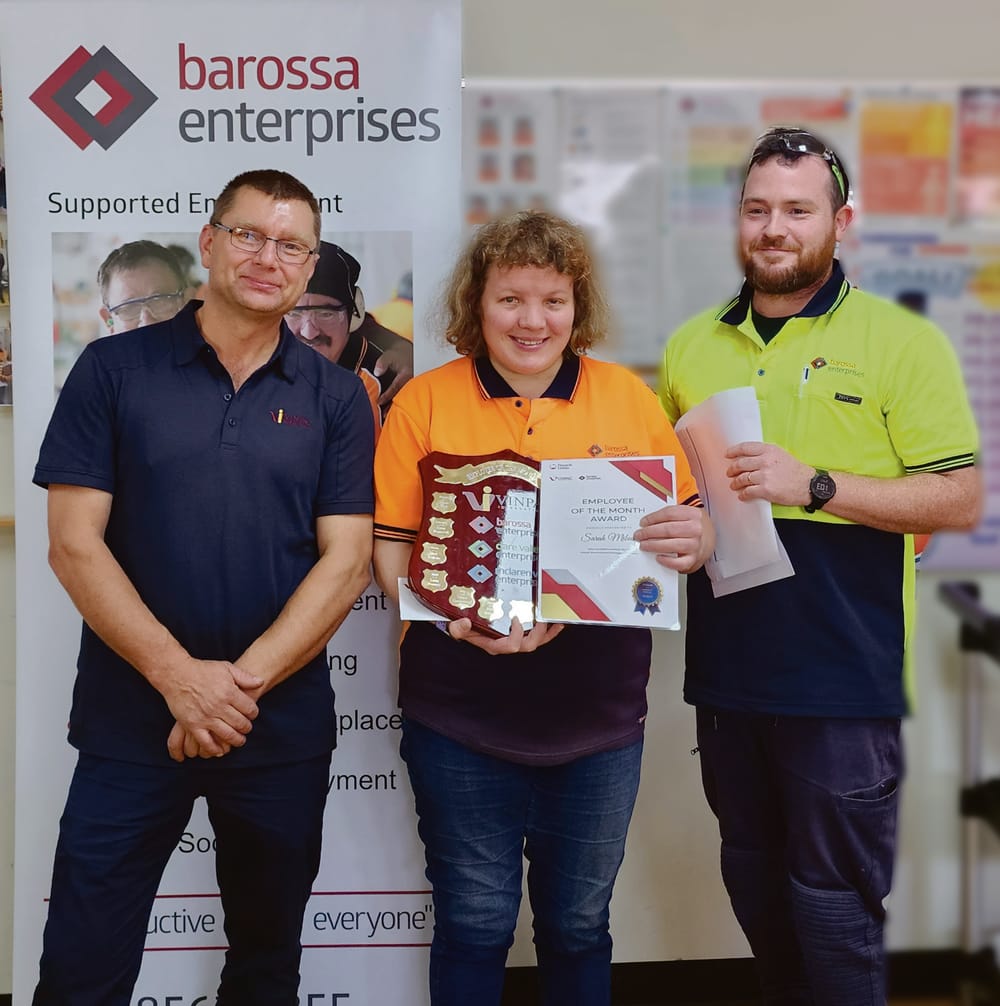 Barossa Enterprises Employee of the Month post image