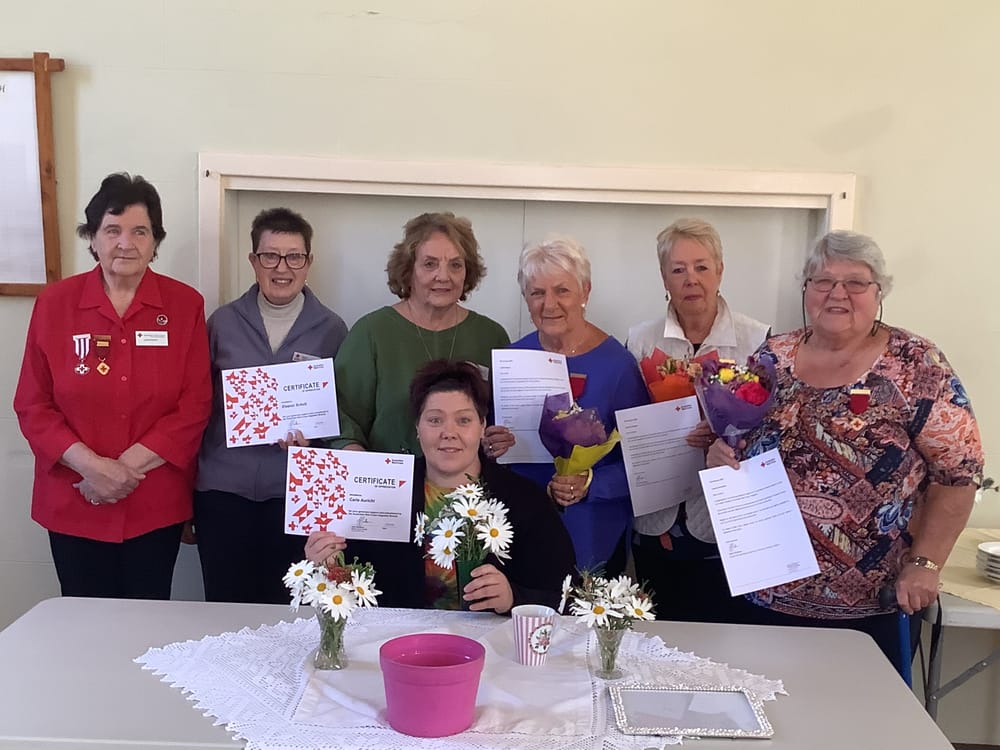 Red Cross members awarded for dedication post image