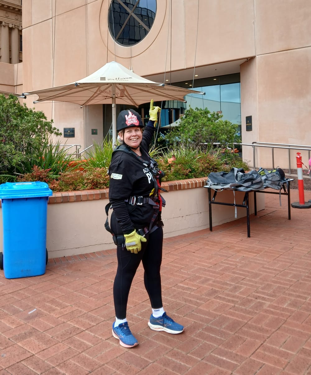 Pepper takes part in the ‘plunge’ post image