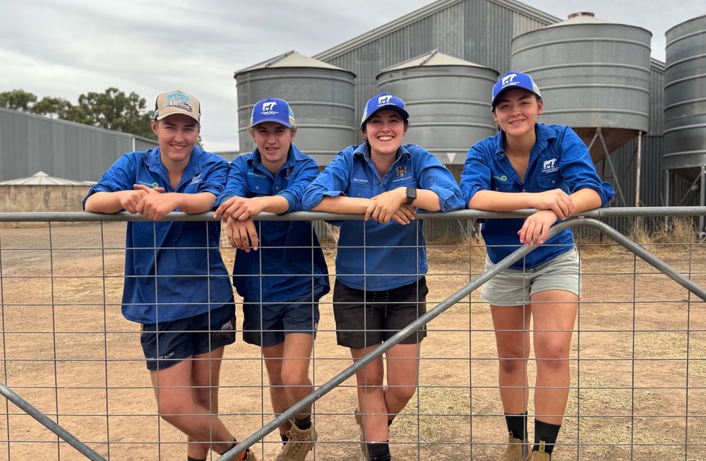 Students fire up the barbecue for a Texas study tour fundraiser post image