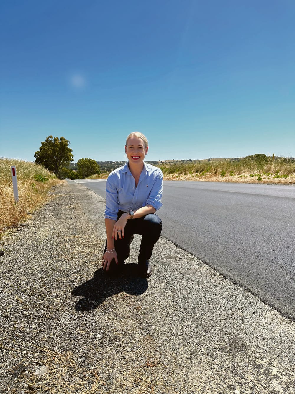 Eden Valley Road being repaired post image