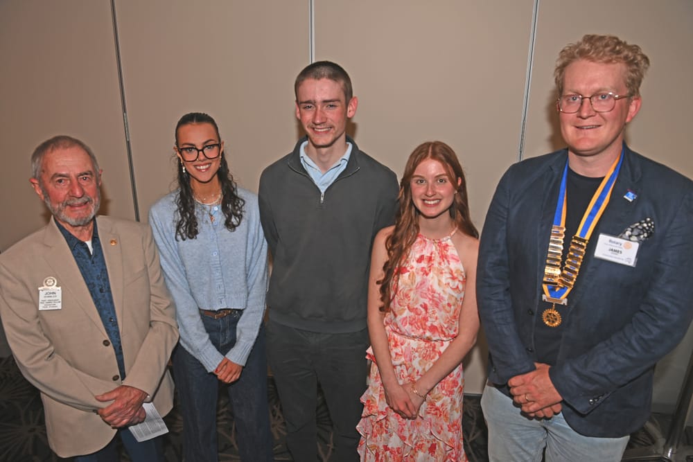 Rotary supporting university students post image