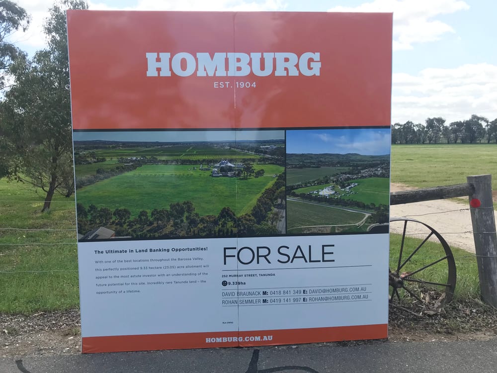 Prominent Tanunda land for sale post image