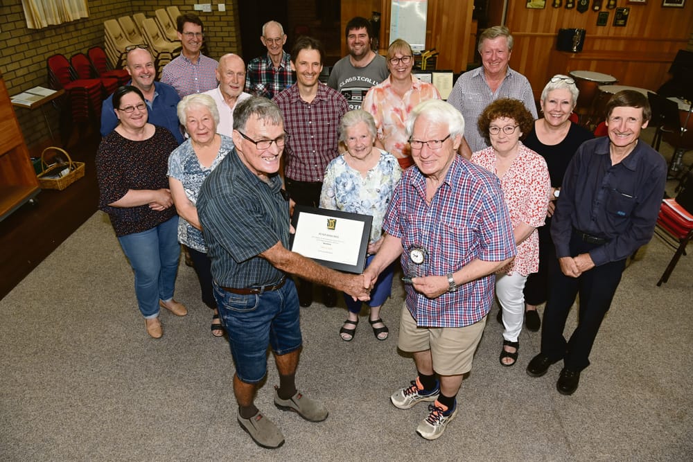 Celebrating 43 years as band secretary post image