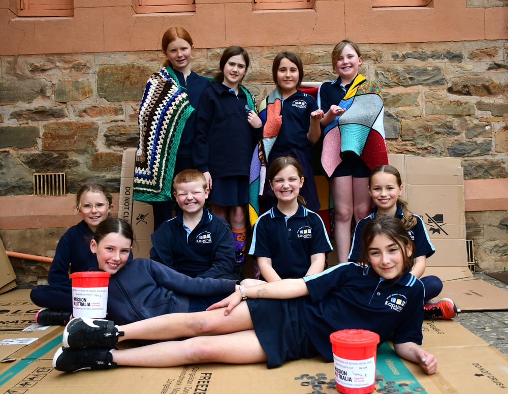 Kapunda Primary School students 'sleep out' for homelessness post image