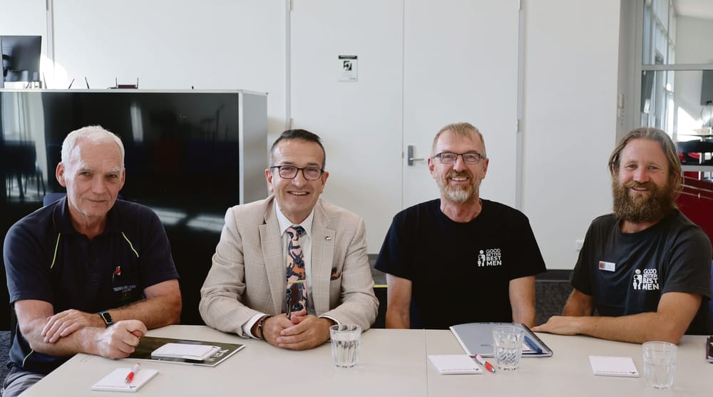 Men helping each other at Gawler post image
