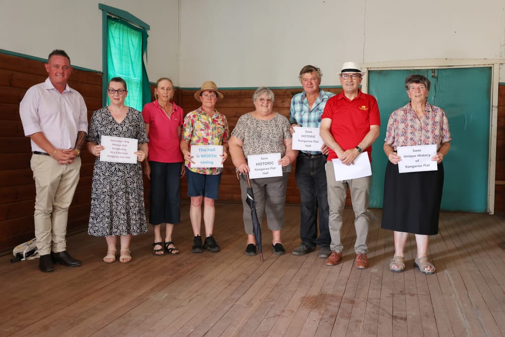 Residents defy heat and rally to save hall post image