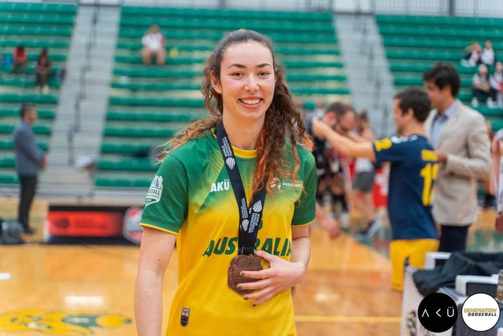 Lucy hitting targets in young dodgeball career post image
