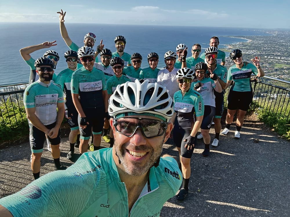 Barossa finish line for charity ride post image