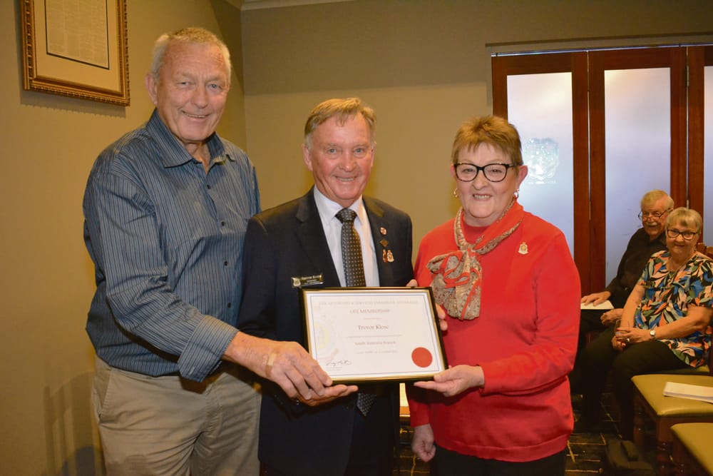 RSL Life Membership for Trevor post image