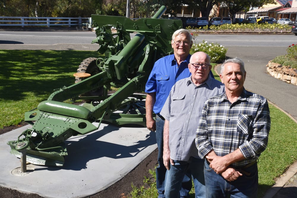 WWII Field Gun restored and relocated post image