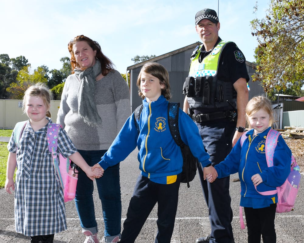 Lacing up for Walk to School Day post image