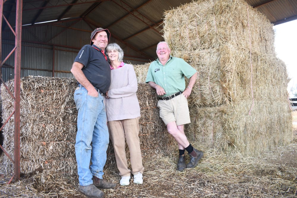 Baling out: local farmers get a hand post image