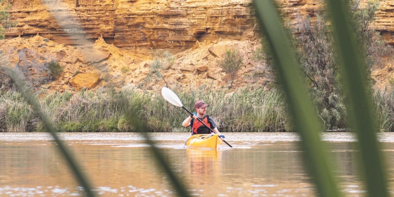Josh kayaks for mental health charity post image