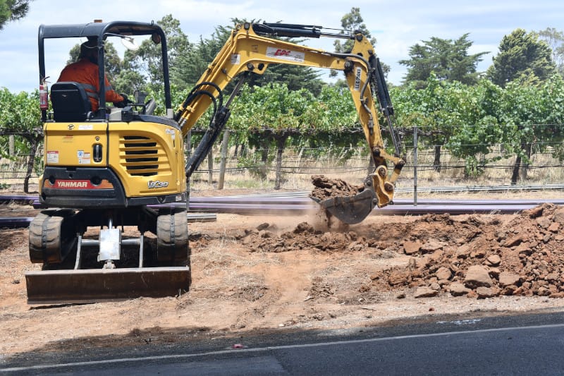 $9 million underground pipeline project almost completed post image